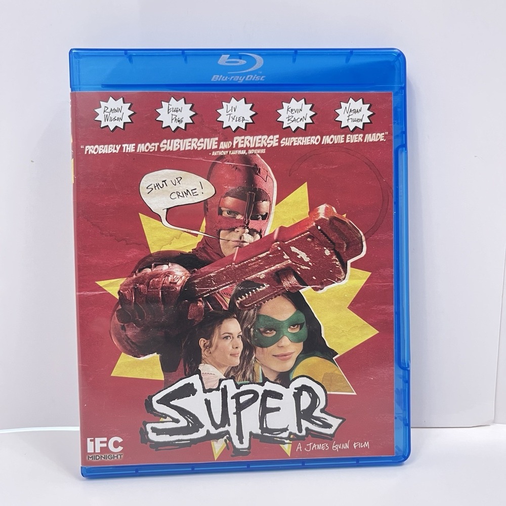 Super Blu-ray, 2011 James Gunn Rainn Wilson Elliot Page Cult Classic OOP